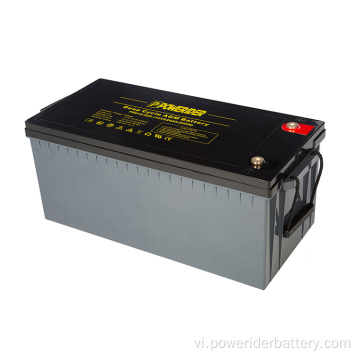 12V 220AH chu kỳ sâu axit age agm